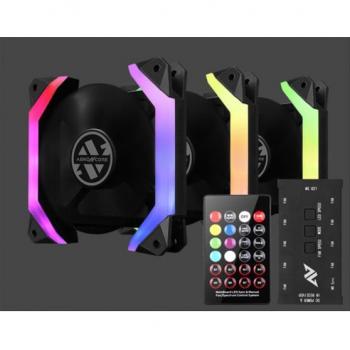 Ventilador de CPU ABKONCORE Spider Spectrum Sync 12cm Remote Kit