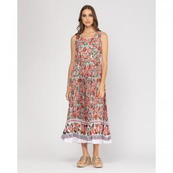 Vestido plisado sin mangas Niza