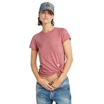 Top Regular Knotted Rosa para Mujer - G-Star Raw, Casual, Algodón, Sin mangas/Tirantes