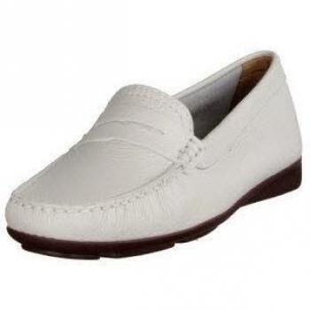 Wirth S P Schuh 35008-1 - Mocasines de Piel para mujer, color Blanco, talla 8