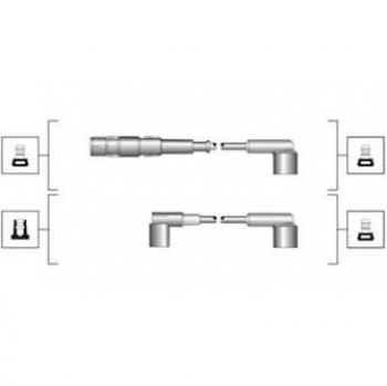 Juego de cables de encendido MAGNETI MARELLI 941319170048