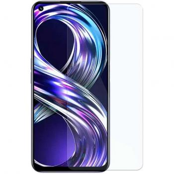 Protector de Pantalla Cristal Templado para Realme 8i/Narzo 50 4G, Vidrio Templado Premium 9H, Borde Redondeado 2.5D, Resistente a Golpes y