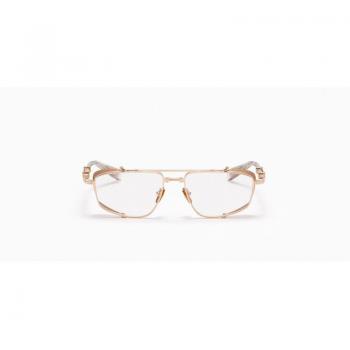 Balmain Gold Optical Frame Glasses for Women, Yellow, Size: 56 MM