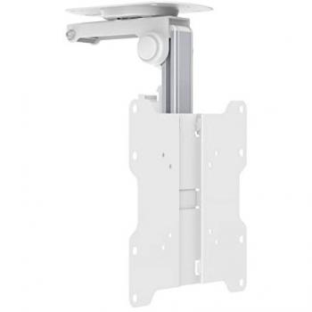 Soporte de techo plegable myWall para TV LCD-LED de 17'' a 37'' (43 cm - 94 cm), inclinable y giratorio, color blanco