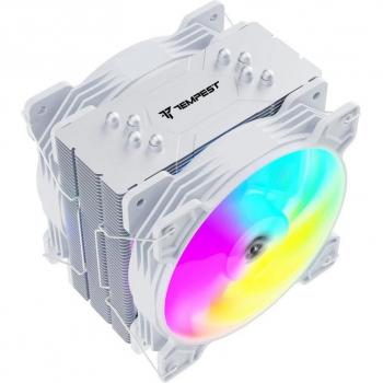 Ventilador CPU Tempest Cooler 4Pipes 2x120mm RGB Blanco Ø 12 cm