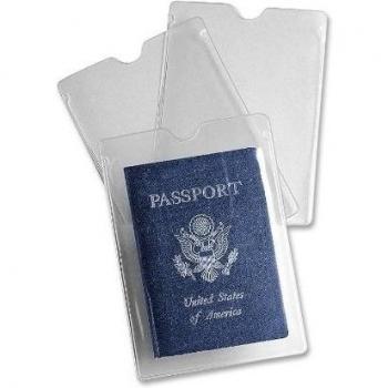 Top-Load Clear Vinyl Envelopes w/Thumb Notch, 4 x 6 Insert Size, 10/Pack