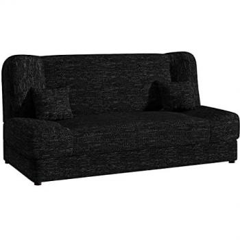 Sofá-cama Comfivo 110 con caja de ropa de cama, Lawa 06, dimensiones 195 x 86 x 87 cm