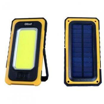 Lámpara Solar Recargable LED con Gancho e Iman - COB 10W 800LM - Color Negro
