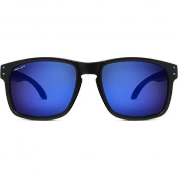 Polar 358 Square Black Polarized Men's Sunglasses 55mm