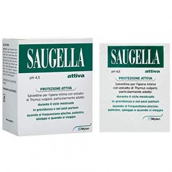 Saugella Attiva Salviettine 10 pz