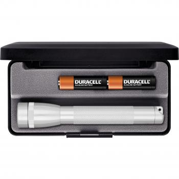 Maglite Minimag - Linterna de acampada y senderismo, color plateado