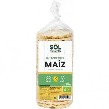 Tortitas de Maíz Sin Gluten Biológicas 120g Sol Natural
