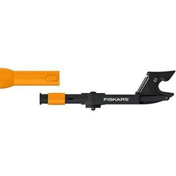 Fiskars Podadera con yunque QuikFit para madera seca, Ø de corte: 3,2 cm, Negro/Naranja, 1001410