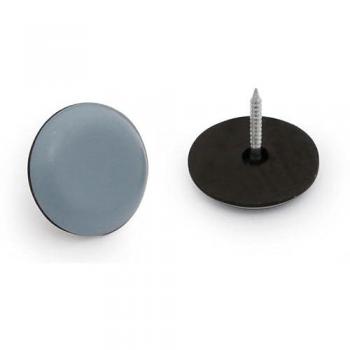 Deslizante PTFE Ø25 Gris con Clavo (8 Unidades) - Fabricación Europea