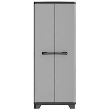 Armario Alto Curver Linear 3 Baldas 173x68x39cm Negro-Gris 246637