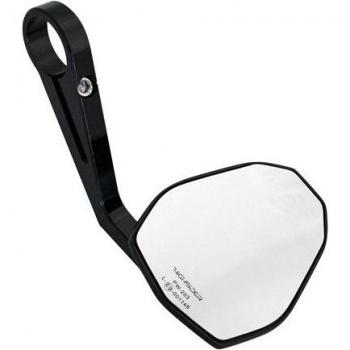 Espejo Retrovisor Highsider Victory 1108674002 Plateado y Espejos finales del manillar Highsider Victory - Negro