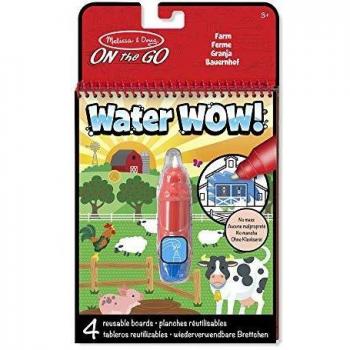 Melissa & Doug- Water Wow On The Farm Juego de Dibujo, Multicolor