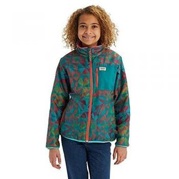Burton G SNKTWO Rev JK - Cazadora Infantil de esquí y Snowboard, Niños, Color Granate/Gris, tamaño Large