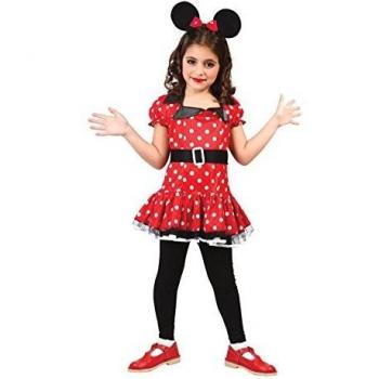 Disfraz Infantil de Ratón para Niña Talla 5-6 Años Fiestas Guirca
