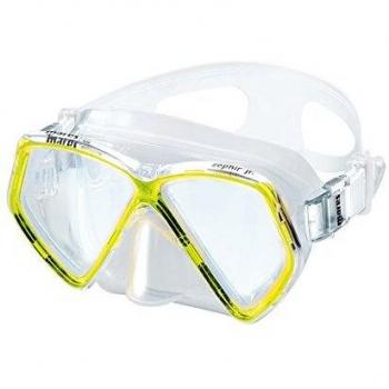 Máscara de Snorkeling Unisex para Niños Mares Zephir Jr, Amarillo, Talla Única