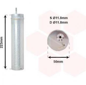 Filtro deshidratante para aire acondicionado VAN WEZEL 8100D057