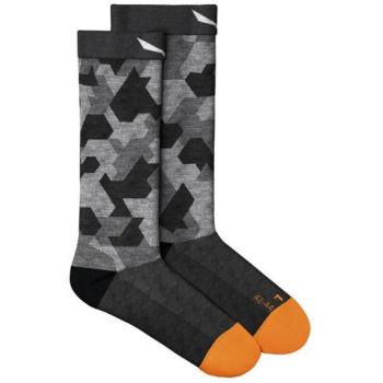 Calcetines Salewa Pedroc Crew Camo Gris 39-41
