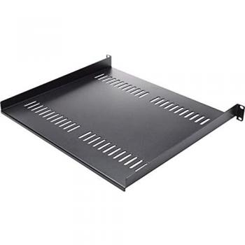 StarTech.com 1U Server Rack Shelf - Universal Vented Rack Mount Cantilever Tray for 19 Network Equipment Rack & Cabinet - Heavy Duty Steel - Weight Capacity 44lb/20kg - 16 Deep Shelf