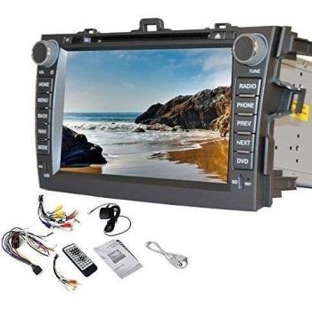 Vehšªculo Pupug Android 4.2 Transmisor 2 Din Car DVD Video GPS para Doble 2 DIN Toyota Corolla 7 11 Stereo Radio RDS 2Core 8 pulgadas capacitiva AUX 2DIN Všªdeo Cubierta Auto VCD accesorios