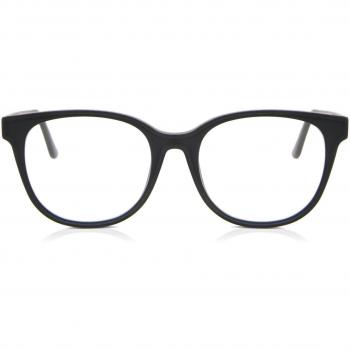 Gafas Anti-Azules Ovaladas con Montura Completa de Plástico Negras para Hombre - SmartBuy Collection