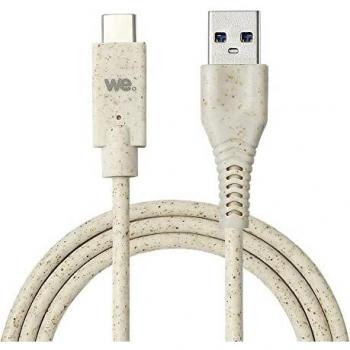 Cable USB-C a USB A Biosourcé 3A 2m - Confección y embalaje ecológicos con 30% de materiales reciclados