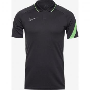 Nike Polo Dri-Fit Academy 20 de Manga Corta para Niños, Color Antracita/Verde Strike/(Blanco), Talla Grande
