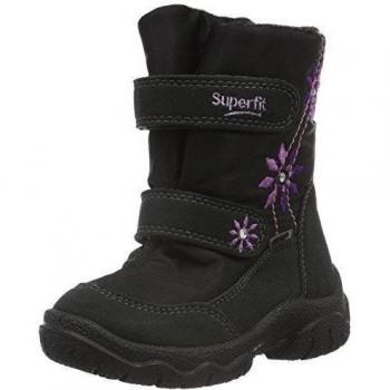 SuperfitFAIRY - botas de media caña con forro cálido y botines Niñas
, color Negro, talla 23