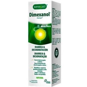 Benegast Dimexanol Adult Box - Diarrhea & Dehydration Relief, 10 Tablets