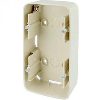 Busch-Jaeger 2-Gang Surface Mounted Housing, Alpin White (1702-214)