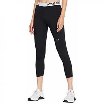 Nike Pro Mallas y Leggings, Mujer, Black/White, M