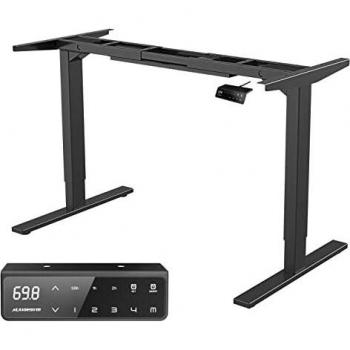 MAIDeSITe Mesa Ajustable Altura eléctrica Escritorio Regulable en Altura Motor Dual Escritorio de pie 4 Controlador de Memoria Digital Marco de Escritorio de pie con