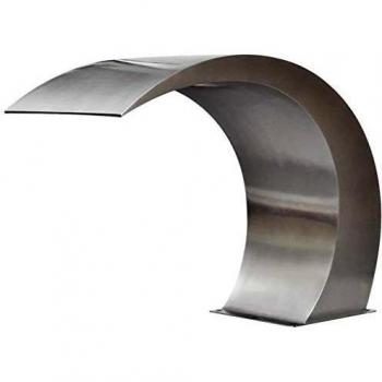 vidaXL Garden Waterfall Pool Fountain Stainless Steel 45x30x60 cm