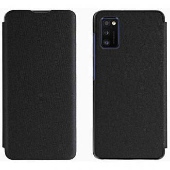 Funda Original Samsung Galaxy A41 Flip Wallet con Smart Sleep y Tarjetero - Negro