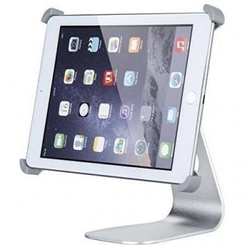 X-115 Soporte Rotacion Aleación de aluminio Holder Stand Compatible con Tableta de 7.9 Pulgadas, Plateado