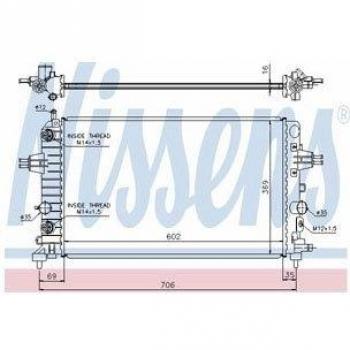 Nissens 630702 Refrigerantes del Motor