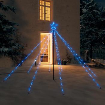Luces de Árbol de Navidad 400 LED Azules para Interior y Exterior 2.5m