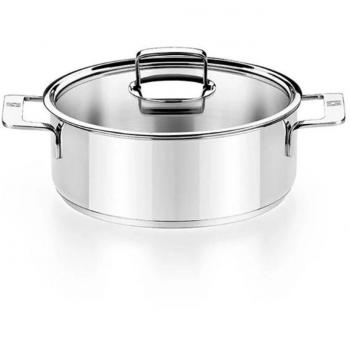 Cacerola BRA Signature de Acero Inoxidable 18 cm con Tapa