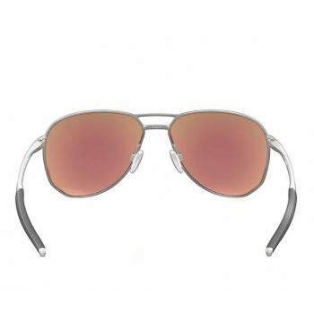 Oakley Contrail Sunglasses in Satin Silver/Prizm Sapphire, Gray male, Size: 57 MM
