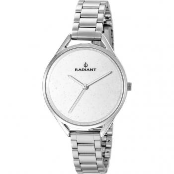 Radiant Reloj Mujer Analógico Cuarzo con Correa de Acero RA432205, 34mm
