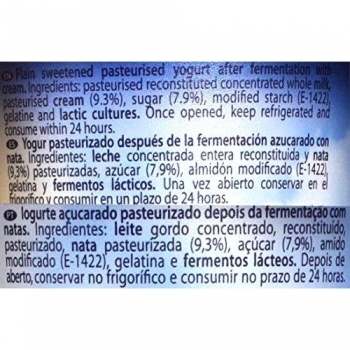 Pascual Yogur Griego - Paquete de 4 x 125 gr - Total: 500 gr