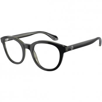 Giorgio Armani AR7256 6087 Men's Eyeglasses Black Size 48 - Frame Only with Blue Light Block Available