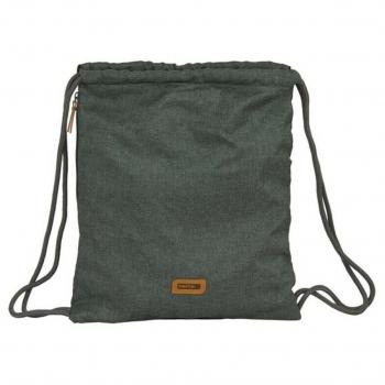 Bolsa Mochila con Cuerdas Safta Gris