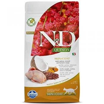 Farmina - Farmina N&D Codorniz y Quinoa Cat Skin & Coat Grain Free - 2339-1,5 Kg.