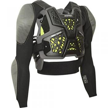 Acerbis Chaqueta de Protección Specktrum Nivel 2 Negro-Amarillo, Chaleco antibalas, Armadura Corporal XXL, Unisex-Adult, Multicolor, Talla Única