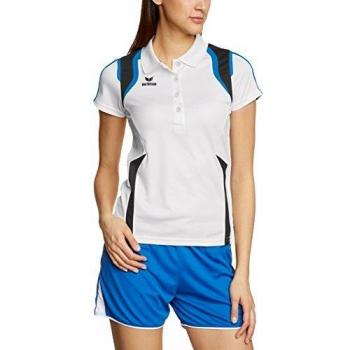 erima Poloshirt Razor Polo, Blanc/Royal, 36 para Mujer